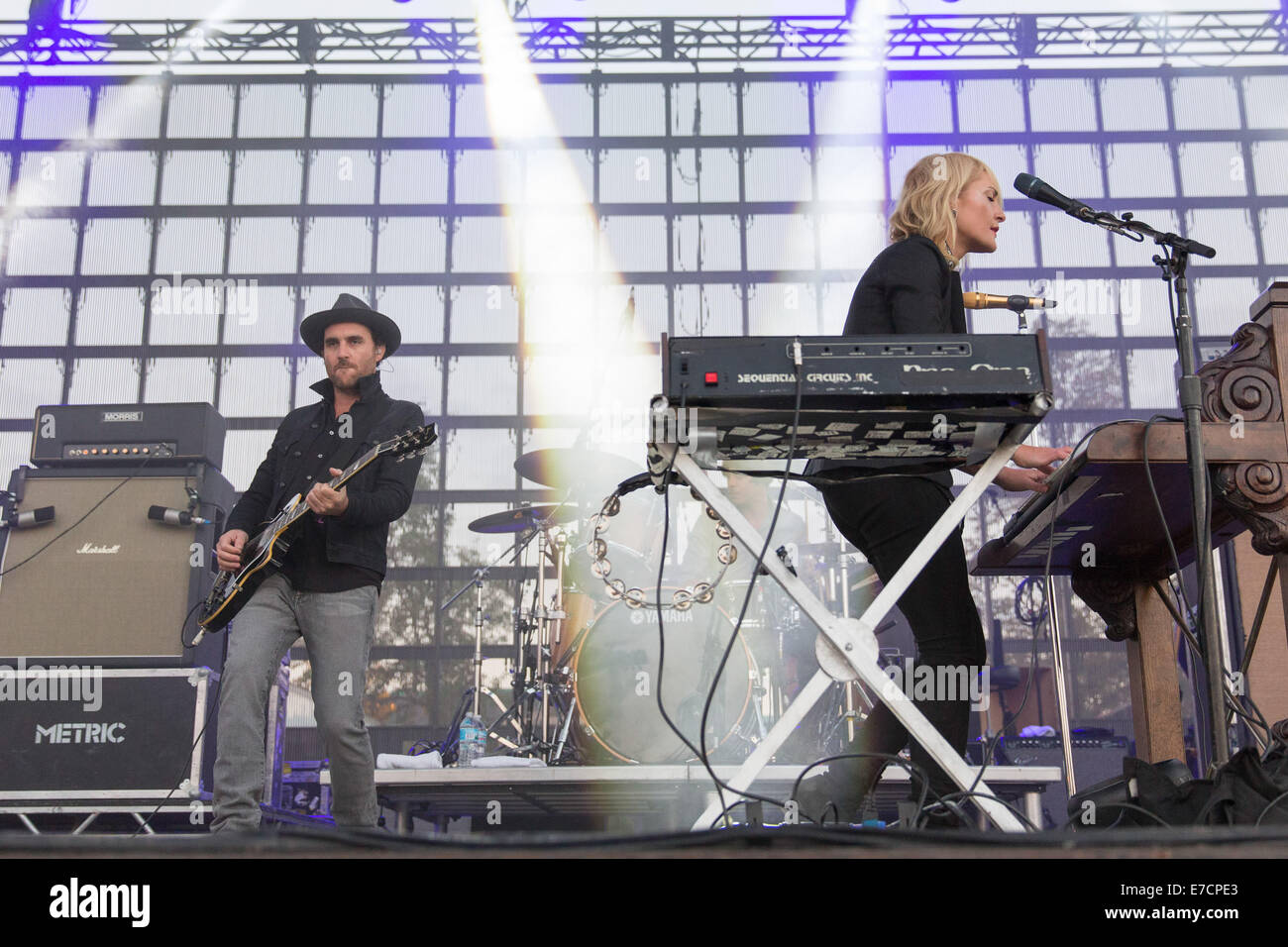 Metric playing live